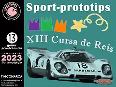 Cartell Sport-prototips - cursa 1