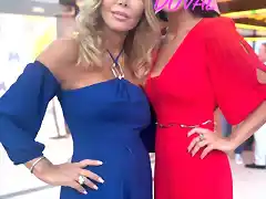 Norma Duval vestido azul