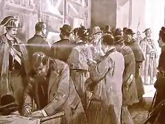 malattia di Papa Leone XIII Camera dei bollettini in Vaticano 1899
