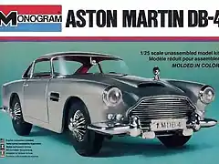 Monogram Aston Martin DB4 plata