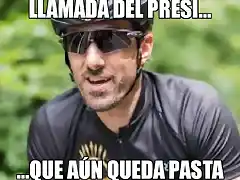 Cancellara y la pasta del presi de la UGI