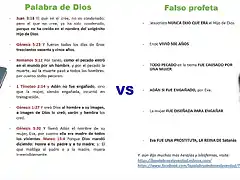 Palabra de Dios VS herej?as de hombres