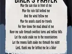 Biker's Prayer