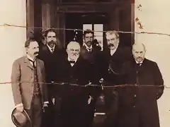 Ramon y Cajal con mdicos Hospital Rio Tinto-1907