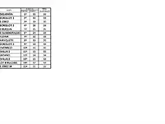 CLASIFICACION RESISUR 2020