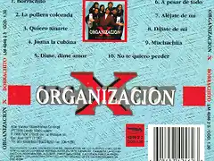Organizacion X - Borrachito (1996) Trasera