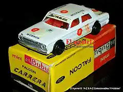 18 Ford Falcon Carrera n?2 blanco (serie 10) 1