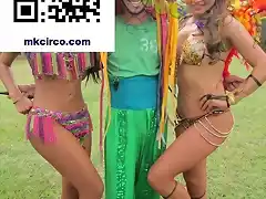 bailarinas samba batucada, circo musica contactar musica mkcirco@gmail.com tel. 7253510 (25)