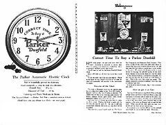 Parker Electric Clock from 1930 07 Parkergrams Parker Electric Clock from 1930 07 Parkergrams