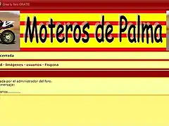 moteros de palma