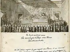 Banquete ofrecido por Clemente IX a la reina Cristina de Suecia en 1668 - Pierre Paul Sevin