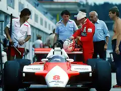 1982 Niki Lauda John Barnard Tyler Alexander  McLaren-Ford MP4-1B    Test Hockenheim