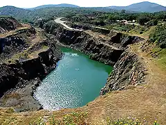 mina Teuler, entre Cala y Santa Olalla de Cala