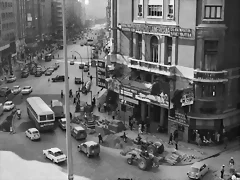 Madrid - Kanalisierungsarbeiten an der Gran V?a, 1966 Madrid - Kanalisierungsarbeiten an der Gran V?a, 1966