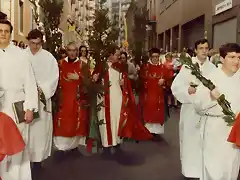 Domingo de Ramos Parroquia San Carlos Borromeo Barcelona. Cingulo Fajinado