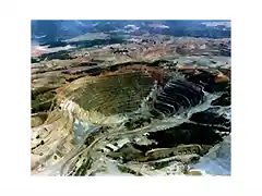 Corta Atalaya minas de Riotinto.