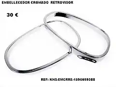 embellecedor retrovisor cromado.KNS-EMCRRE-1096099388. Knbox