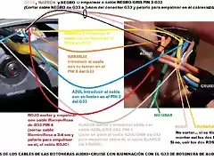 CONEXIONES _G33_AUDIO_sin_LUZ_con cables_DOS_botoneras_conLUZ