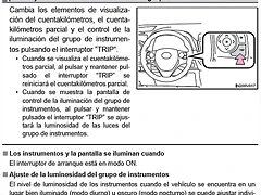 Control iluminacion instrumentos RAV4 2016