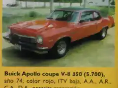 Buick Apollo 74 C-1734-E