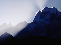 First Light, Tamserku, Khumbu Region, Nepal First Light, Tamserku, Khumbu Region, Nepal