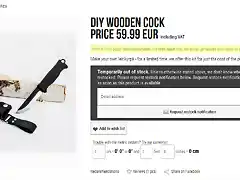 diy wooden cock