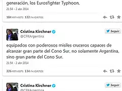 tweet CFK