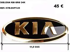 emblema oro Kia.KTR-EMPT-01.Hi-motors