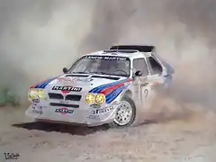 Lancia DS4 Rally Sanremo 1986 Markku Alen 2015 38x28