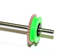 pulley + gear pulley + gear