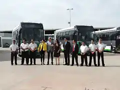 banderazo_autobus_articulado_dina_brighter_para sistema_optibus_sistema_integral_traporte_leon_guanajuato