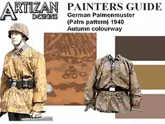 painters guide 1940 German Palm autumn