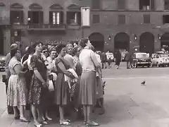 Florenz -  Piazza della Signoria, 1960