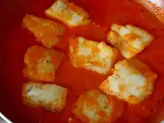 Bacalao en salsa de piquillos