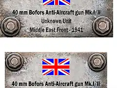 etiqueta Bofors