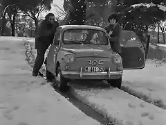 Madrid - Schneefall in der Casa de Campo, 1967