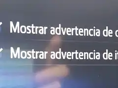 quitar advertencias