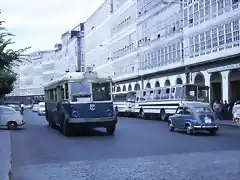 Coruna - Trolley Bus, Avenida da Mari?a, 1972