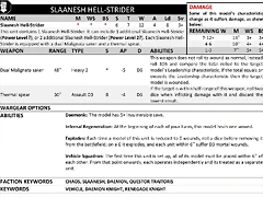 Slaanesh Hell-Strider