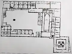 mappa palazzo Venezia XVII secolo