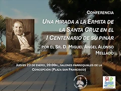 cartel conferencia Pinar de la Santa Cruz