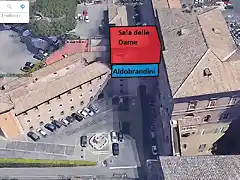 Localizzazione Sala delle Dame