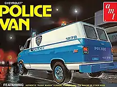 AMT Chevy Police Van