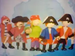 MUECOS DE PIRATAS DE TRAPO