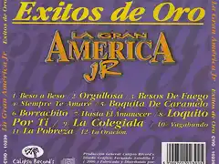 America Jr - Exitos De Oro (2000) Trasera
