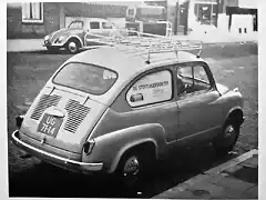 Niederlande - einer der ersten Fiat 600, Staubsauger Vertreter