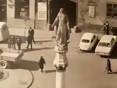 Zagreb - Denkmal vor Kathedrale, 1971