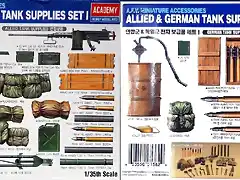 Academy - Allied & German Tank supplies set I - 1-35