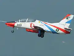 Hongdu JL-8 o Kakorum K-8 de la Pakistan Air Force
