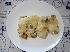 Rollitos de berenjena con queso